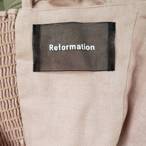 Reformation Ava Linen Dress - Picture 3 of 5